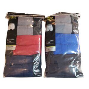 NWT Athletic Works 2 (6 Packs) SZ XL (40-42) Mens Cotton Boxer Brief, Multi